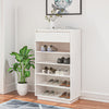 Stella Homewares Shoe Cabinet White 60x34x105 cm Solid Wood Pine