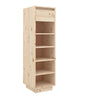 Stella Homewares Shoe Cabinet 30x34x105 cm Solid Wood Pine