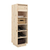 Stella Homewares Shoe Cabinet 30x34x105 cm Solid Wood Pine
