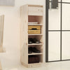 Stella Homewares Shoe Cabinet 30x34x105 cm Solid Wood Pine