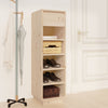 Stella Homewares Shoe Cabinet 30x34x105 cm Solid Wood Pine