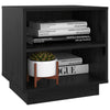 Stella Homewares Bedside Cabinets 2 pcs Black 40x34x40 cm Solid Wood Pine