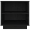 Stella Homewares Bedside Cabinets 2 pcs Black 40x34x40 cm Solid Wood Pine