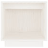 Stella Homewares Bedside Cabinets 2 pcs White 40x30x40 cm Solid Wood Pine