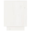 Stella Homewares Bedside Cabinets 2 pcs White 40x30x40 cm Solid Wood Pine