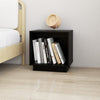 Stella Homewares Bedside Cabinets 2 pcs Black 40x30x40 cm Solid Wood Pine