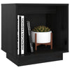 Stella Homewares Bedside Cabinets 2 pcs Black 40x30x40 cm Solid Wood Pine