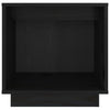 Stella Homewares Bedside Cabinets 2 pcs Black 40x30x40 cm Solid Wood Pine