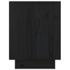 Stella Homewares Bedside Cabinets 2 pcs Black 40x30x40 cm Solid Wood Pine
