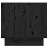 Stella Homewares Bedside Cabinets 2 pcs Black 35x34x32 cm Solid Wood Pine