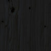 Stella Homewares Bedside Cabinets 2 pcs Black 35x34x32 cm Solid Wood Pine