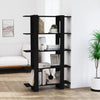 Stella Homewares Book Cabinet/Room Divider Black 100x30x160 cm