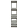 Stella Homewares Book Cabinet/Room Divider Concrete Grey 100x30x123.5 cm