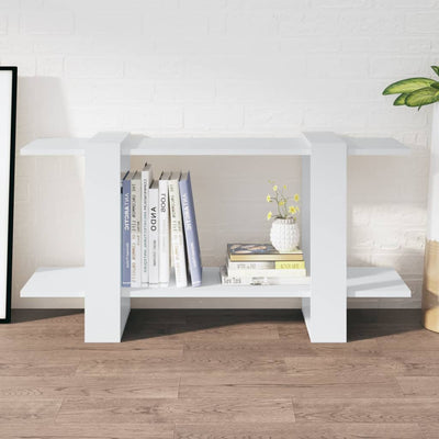 Stella Homewares Book Cabinet White 100x30x51 cm Engineered Wood