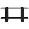 Stella Homewares Book Cabinet Black 100x30x51 cm Engineered Wood