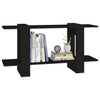 Stella Homewares Book Cabinet Black 100x30x51 cm Engineered Wood