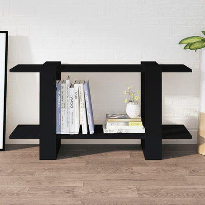 Stella Homewares Book Cabinet Black 100x30x51 cm Engineered Wood
