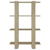Stella Homewares Book Cabinet/Room Divider Sonoma Oak 80x30x123.5 cm