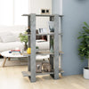Stella Homewares Book Cabinet/Room Divider Concrete Grey 80x30x123.5 cm