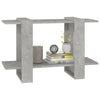 Stella Homewares Book Cabinet/Room Divider Concrete Grey 80x30x51 cm