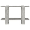 Stella Homewares Book Cabinet/Room Divider Concrete Grey 80x30x51 cm