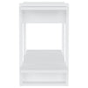 Stella Homewares Book Cabinet/Room Divider High Gloss White 80x30x51 cm