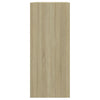Stella Homewares Book Cabinet/Room Divider Sonoma Oak 40x30x72 cm
