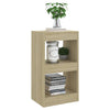 Stella Homewares Book Cabinet/Room Divider Sonoma Oak 40x30x72 cm