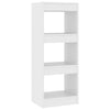 Stella Homewares Book Cabinet/Room Divider White 40x30x103 cm Engineered Wood