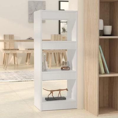Stella Homewares Book Cabinet/Room Divider White 40x30x103 cm Engineered Wood