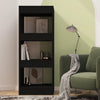 Stella Homewares Book Cabinet/Room Divider Black 40x30x103 cm Engineered Wood