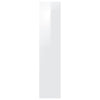 Stella Homewares Book Cabinet/Room Divider High Gloss White 40x30x135 cm