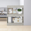 Stella Homewares Book Cabinet/Room Divider Concrete Grey 60x30x72 cm
