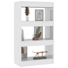 Stella Homewares Book Cabinet/Room Divider High Gloss White 60x30x103 cm Engineered Wood