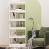 Stella Homewares Book Cabinet/Room Divider White 60x30x166 cm Engineered Wood