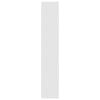 Stella Homewares Book Cabinet/Room Divider High Gloss White 60x30x166 cm Engineered Wood