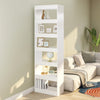 Stella Homewares Book Cabinet/Room Divider White 60x30x198 cm