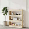 Stella Homewares Book Cabinet/Room Divider Sonoma Oak 80x30x103 cm Engineered wood