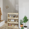 Stella Homewares Book Cabinet/Room Divider Sonoma Oak 80x30x103 cm Engineered wood