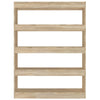 Stella Homewares Book Cabinet/Room Divider Sonoma Oak 100x30x135 cm
