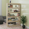 Stella Homewares Book Cabinet/Room Divider Sonoma Oak 100x30x166 cm