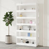 Stella Homewares Book Cabinet/Room Divider White 100x30x198 cm Engineered wood