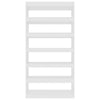Stella Homewares Book Cabinet/Room Divider White 100x30x198 cm Engineered wood