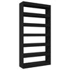 Stella Homewares Book Cabinet/Room Divider Black 100x30x198 cm Engineered wood