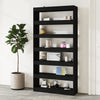 Stella Homewares Book Cabinet/Room Divider Black 100x30x198 cm Engineered wood