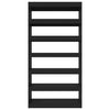 Stella Homewares Book Cabinet/Room Divider Black 100x30x198 cm Engineered wood