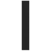 Stella Homewares Book Cabinet/Room Divider Black 100x30x198 cm Engineered wood