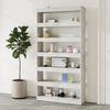 Stella Homewares Book Cabinet/Room Divider Concrete Grey 100x30x198 cm Engineered wood