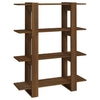 Stella Homewares Book Cabinet/Room Divider Brown Oak 100x30x123.5 cm