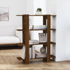 Stella Homewares Book Cabinet/Room Divider Brown Oak 100x30x123.5 cm